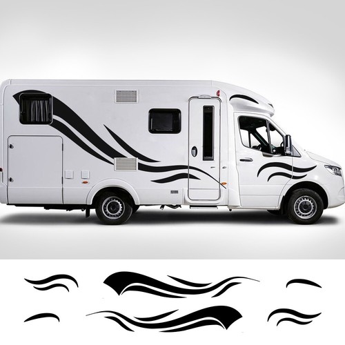 Motorhome graphics stickers - motorhome,