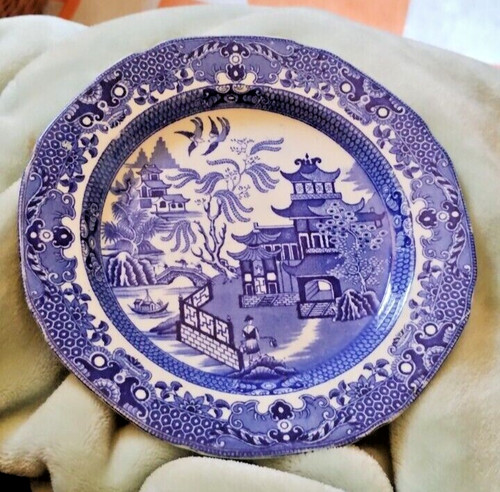 Burleigh ware blue ceramic - burleigh,