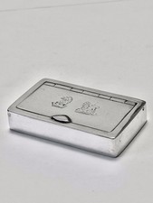 Antique Silver Victorian Snuff