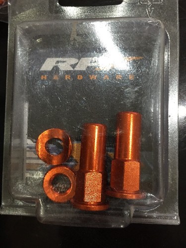 Rfx orange anodised rim lock - anodised,