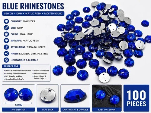 100 royal blue round - 100,
