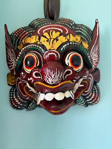 Hand carved balinese barong - hand‑carved,
