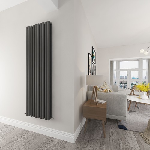 Oval column flat panel - &flat,