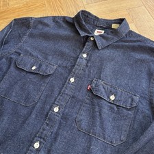 Levi's Denim Shirt Blue Mens