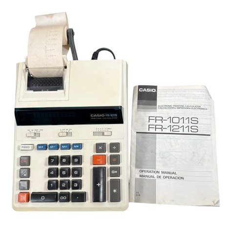Casio 1011s printing - casio,