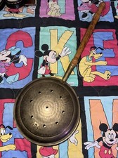 Antique Brass Bed Warmer With