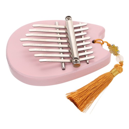 Portable pink acrylic kalimba - portable,