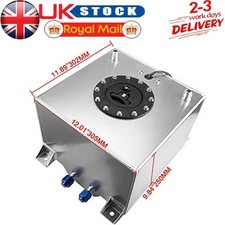 NEW 5 Gallon 20L Aluminum Racing Drift Fuel Cell Tank With Cap Outside AU