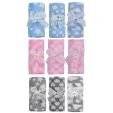 Soft Fleece Baby Blanket Blue