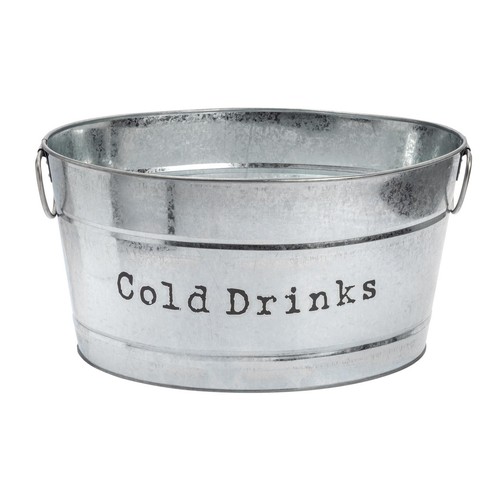 Large drinks bucket vintage - drinks,