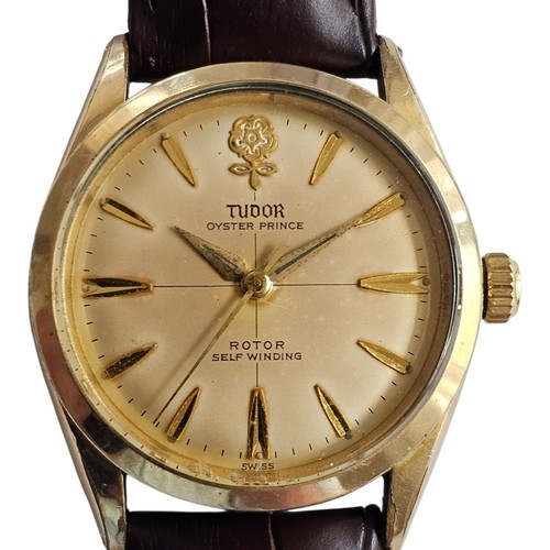 Tudor big rose - rose, oyster