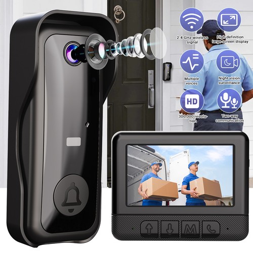 Wireless video door - wireless, bell