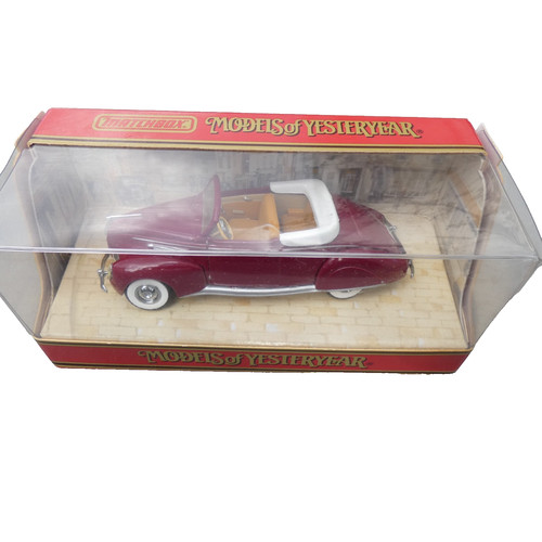 Matchbox red lincoln zephyr - red,