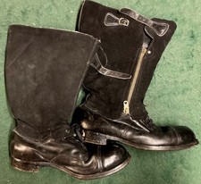 RAF Original WWII ESCAPE Pattern, Fur lined Flying boots UK SIZE 8