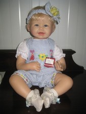 19" Ashton Drake Real Touch 'Madison' Vinyl Doll Artist Bonnie Chyle