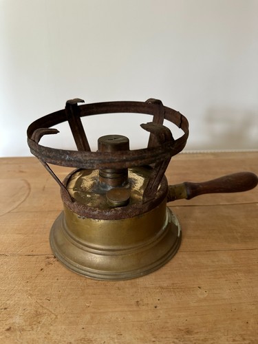 Antique french brass oil - french,