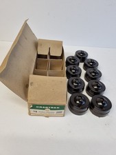 1 x Crabtree Vintage 3000 Brown Bakelite Toggle Light Switch 1 Way New Old Stock