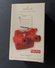 Vintage Viewmaster Hallmark miniature Christmas set viewer and reels