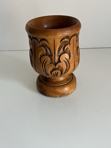 Goblet wooden cup chalice - goblet,