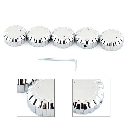 5pcs chrome radio stereo knobs - 5pcs,