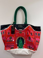 New With Tags M&S Marks And Spencer Reusable Shopping Bag Christmas Xmas Large