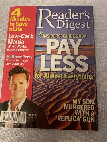 Readers digest august 2004 - readers,