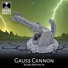 Large Gauss Cannon - 28mm 3d