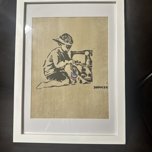 Banksy original signed - original,