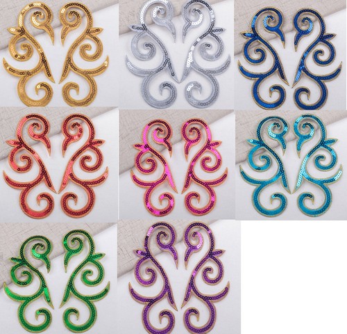 Sequin embroidery patch - 2, x
