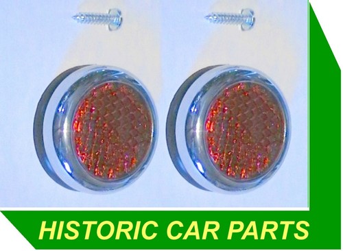 Pair rear red reflectors - (2),