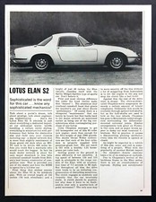 1967 Lotus Elan S2 Coupe Road