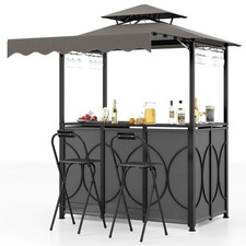 3-Piece Outdoor BBQ Canopy w/