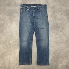 Levi's 752 Jeans Mens 36" Straight Denim Straight Fit Pants, Blue