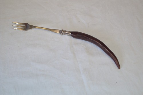 Vintage antler handle silver - vintage,