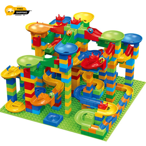 168pcs marble race run blocks - 168pcs,