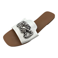 ASOS Womens White Patent Flat