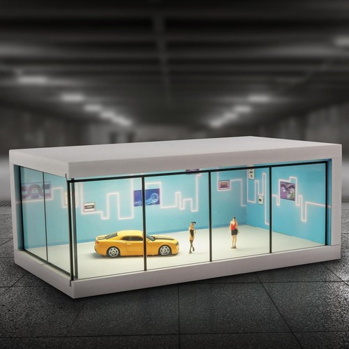 Diorama car garage model - diorama,