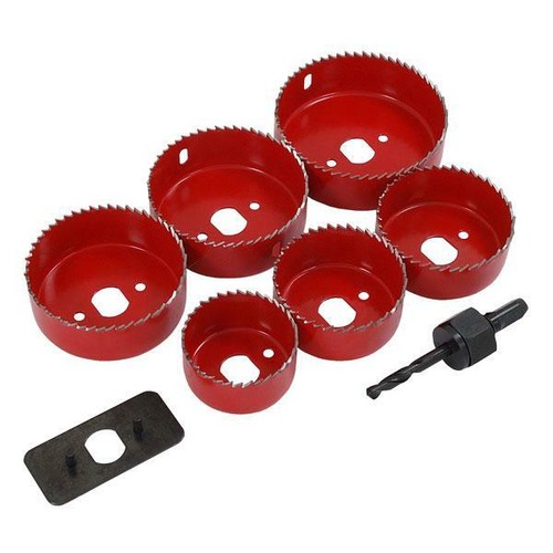 9pc hole saw - 9pc, down