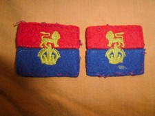 ORIGINAL WW2 BRITISH ARMY WAR OFFICE CONTROLLED UNITS FORMATION BADGES PATCHES