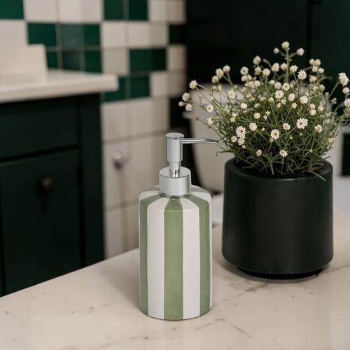 Pier green white striped - pier,
