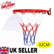 32CM Heavy Duty Basketball Ring Metal Chain Net Rims Hoop for Kids Sports Gift
