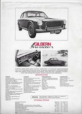 1970 Gilbern Invader car leaflet