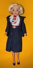 Vintage Rexard British Airways Air Hostess Flight Attendant Doll TK1