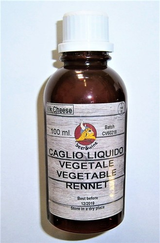 Vegetable liquid rennet - vegetable,