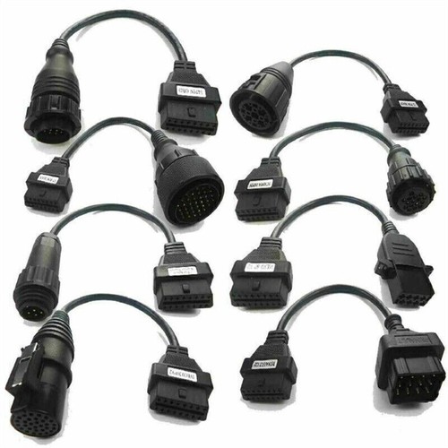 8pcs set obd2 truck cables - obd2,