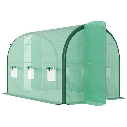 Tunnel greenhouse upgraded - tunnel,
