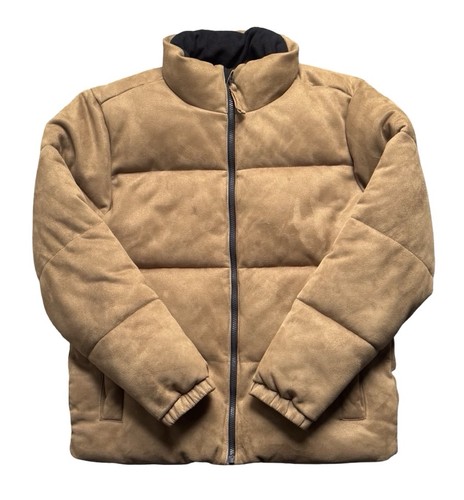Hollister faux suede - faux, puffer