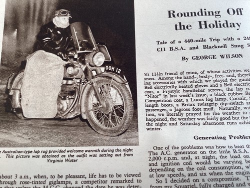 Bsa c11 blacknell snug sidecar - blacknell,