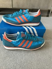 Adidas SL72 Trainers B40241 Aqua/surf Red Size 8.5 Uk.