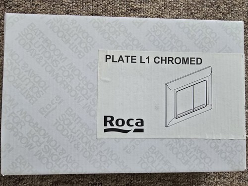 Roca chromed dual flush - dual,